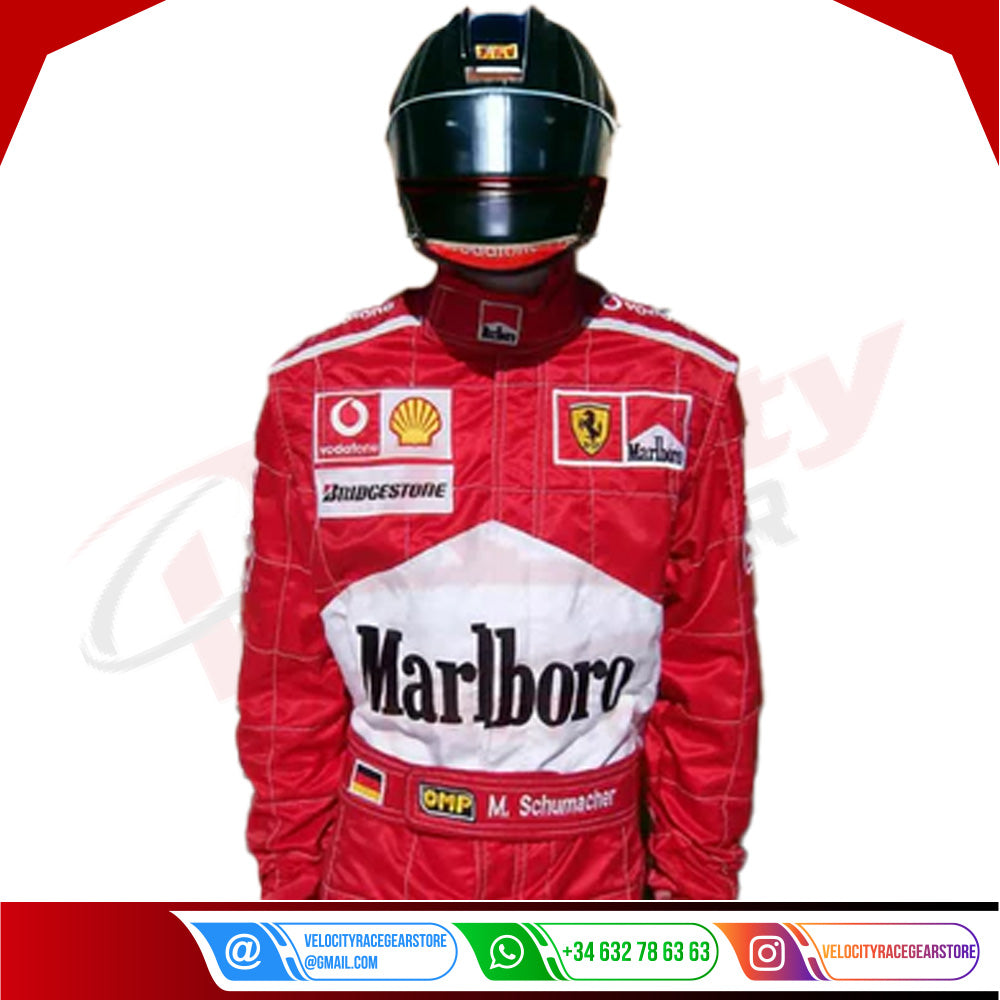 2006 Michael Schumacher Ferrari F1 Embroidered Racing suit - Velocity Racegear-2006 Michael Schumacher Ferrari F1 Embroidered Racing suit - Velocity Racegear-F1 Racing Suit
