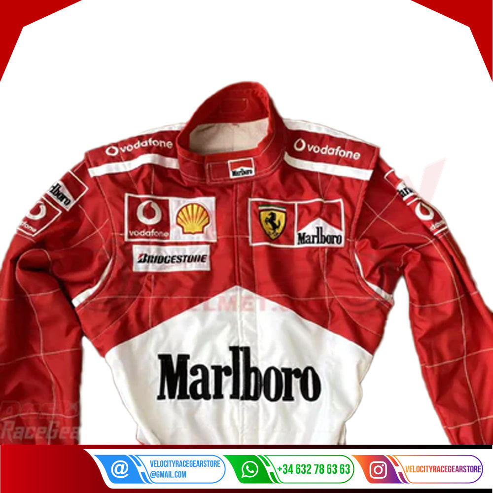 2006 Michael Schumacher Ferrari F1 Embroidered Racing suit - Velocity Racegear-2006 Michael Schumacher Ferrari F1 Embroidered Racing suit - Velocity Racegear-F1 Racing Suit