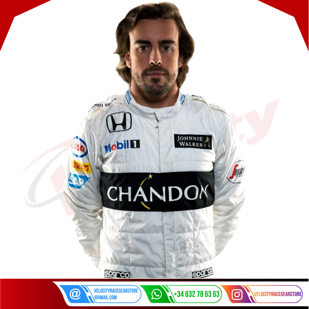 2016 Fernando Alonso McLaren F1 Team Race Suit - Velocity Racegear-2016 Fernando Alonso McLaren F1 Team Race Suit KIDS - Velocity Racegear-F1 Racing Suit
