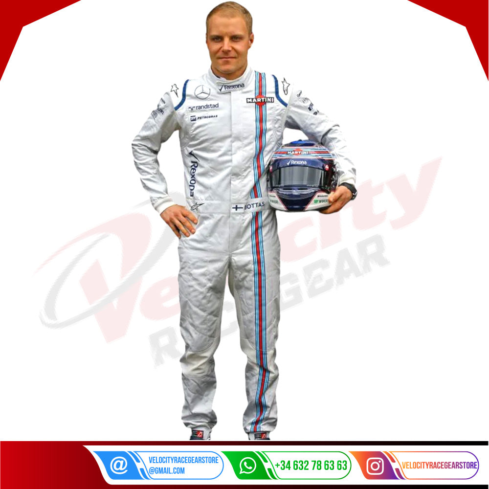 2016 Valtteri Bottas Martini F1 Race suit - Velocity Racegear-2016 Valtteri Bottas Martini F1 Race suit KIDS - Velocity Racegear-F1 Racing Suit