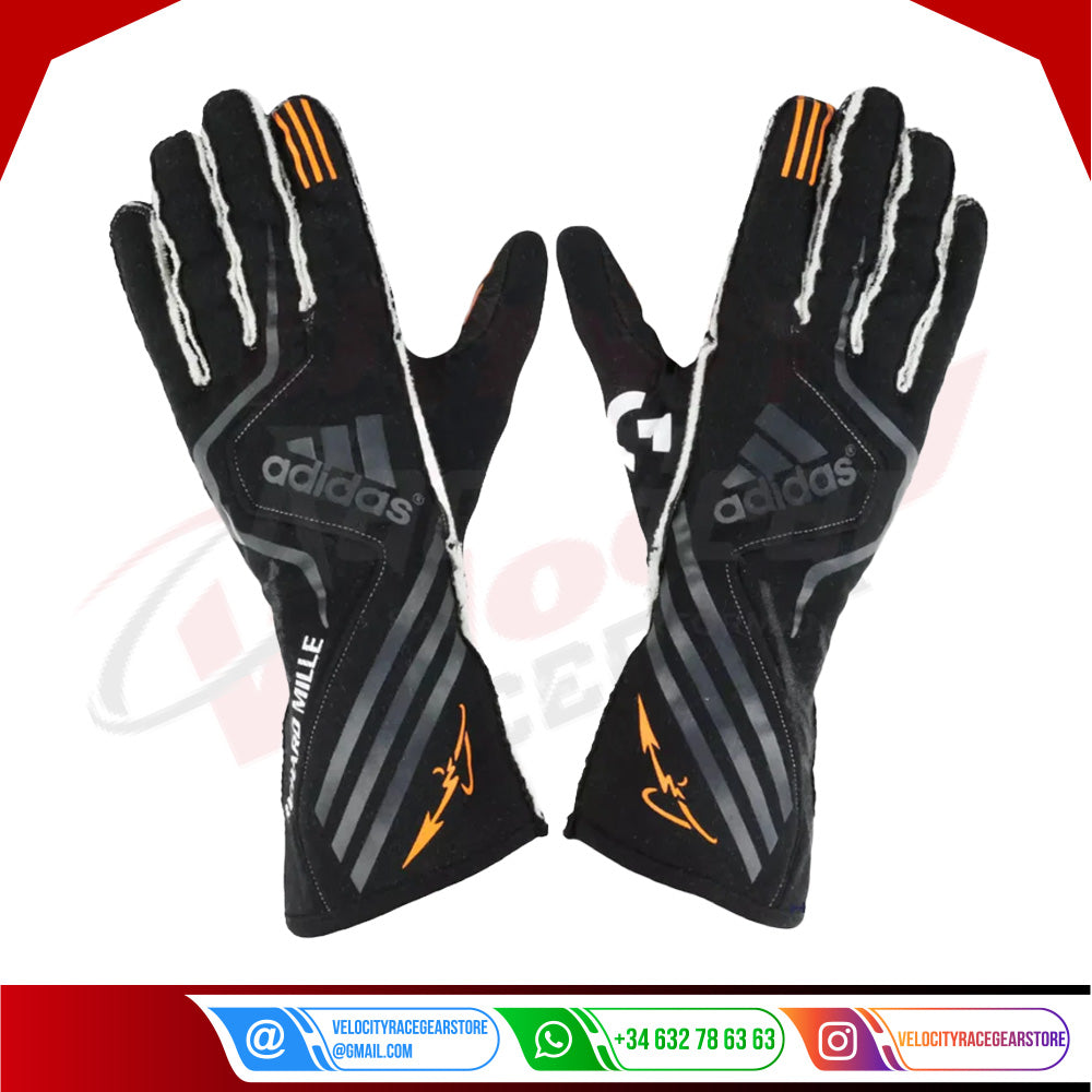 2017 Fernando Alonso McLaren Honda Adidas F1 Gloves - Velocity Racegear-2017 Fernando Alonso McLaren Honda Adidas F1 Gloves - Velocity Racegear-F1 Gloves