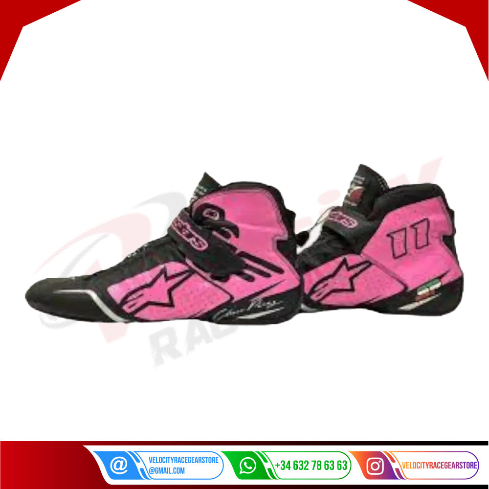 2017 Sergio Perez Alpinestars F1 Race Boots - Velocity Racegear-2017 Sergio Perez Alpinestars F1 Race Boots - Velocity Racegear-F1 Race Boots