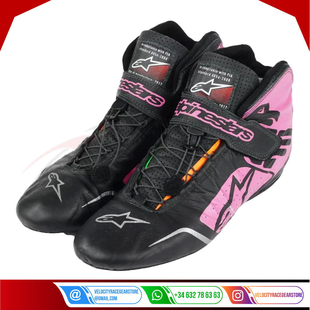 2017 Sergio Perez Alpinestars F1 Race Boots - Velocity Racegear-2017 Sergio Perez Alpinestars F1 Race Boots - Velocity Racegear-F1 Race Boots
