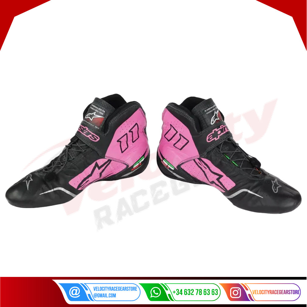 2017 Sergio Perez Alpinestars F1 Race Boots - Velocity Racegear-2017 Sergio Perez Alpinestars F1 Race Boots - Velocity Racegear-F1 Race Boots