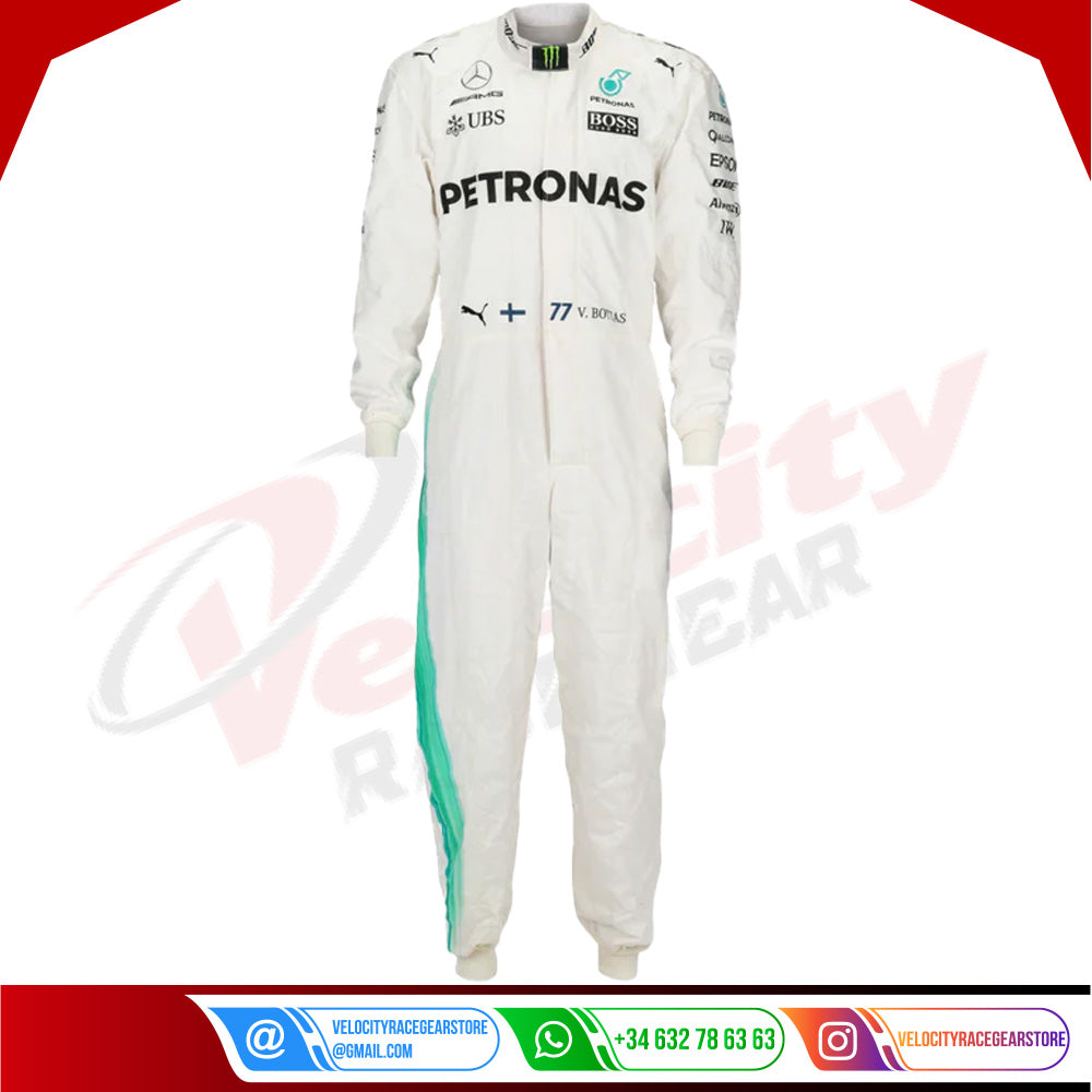 2017 Valtteri Bottas Mercedes AMG F1 Replica Race Suit - Velocity Racegear-2017 Valtteri Bottas Mercedes AMG F1 Replica Race Suit - Velocity Racegear-F1 Racing Suit