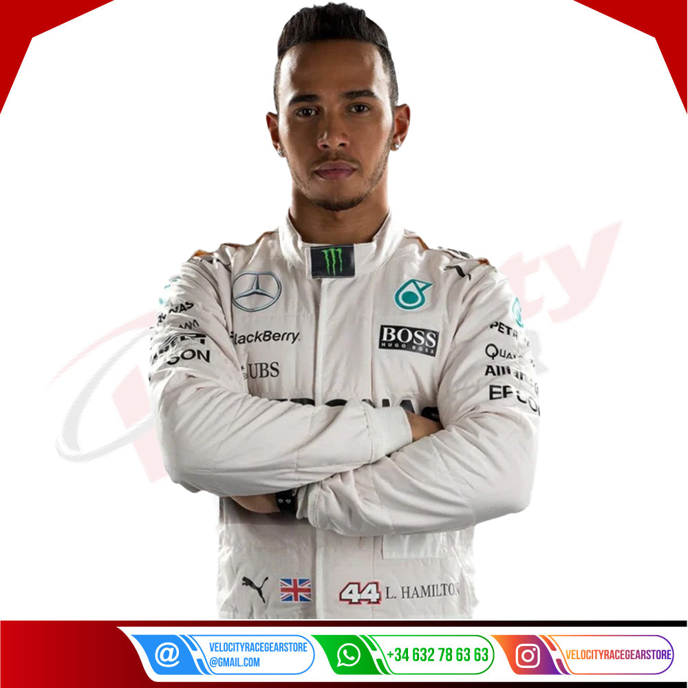 2018 LEWIS HAMILTON MERCEDES AMG F1 RACE SUIT - Velocity Racegear-2018 LEWIS HAMILTON MERCEDES AMG F1 RACE SUIT KIDS - Velocity Racegear-F1 Racing Suit