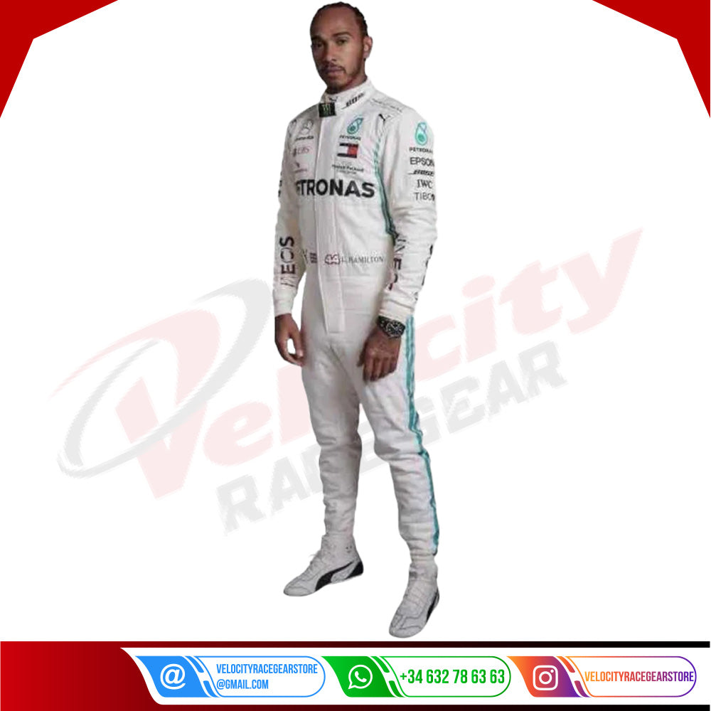 2018 LEWIS HAMILTON MERCEDES AMG F1 RACE SUIT - Velocity Racegear-2018 LEWIS HAMILTON MERCEDES AMG F1 RACE SUIT KIDS - Velocity Racegear-F1 Racing Suit