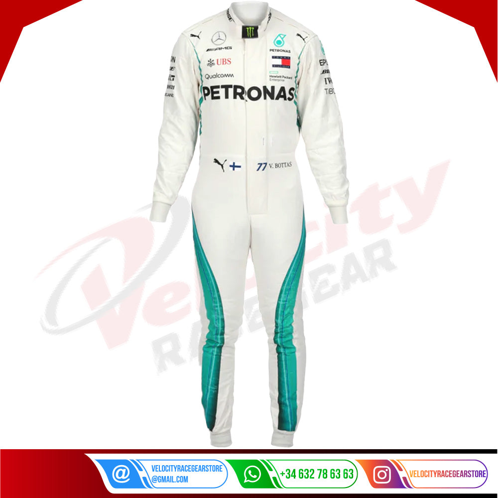2018 Valtteri Bottas Mercedes AMG F1 Race Suit - Velocity Racegear-2018 Valtteri Bottas Mercedes AMG F1 Race Suit KIDS - Velocity Racegear-F1 Racing Suit
