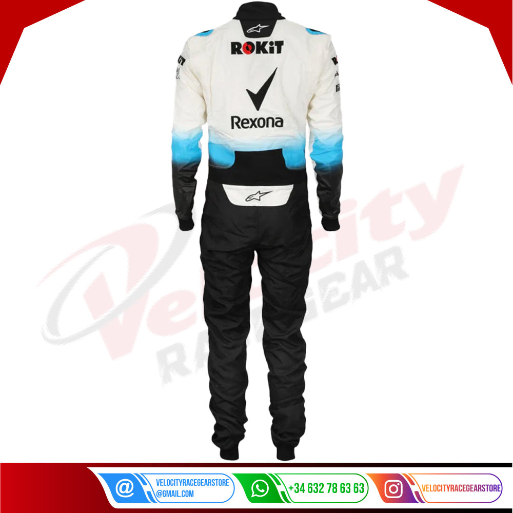2019 GEORGE RUSSELL Williams Racing F1 RACE Suit - Velocity Racegear-2019 GEORGE RUSSELL Williams Racing F1 RACE Suit - Velocity Racegear-F1 Racing Suit