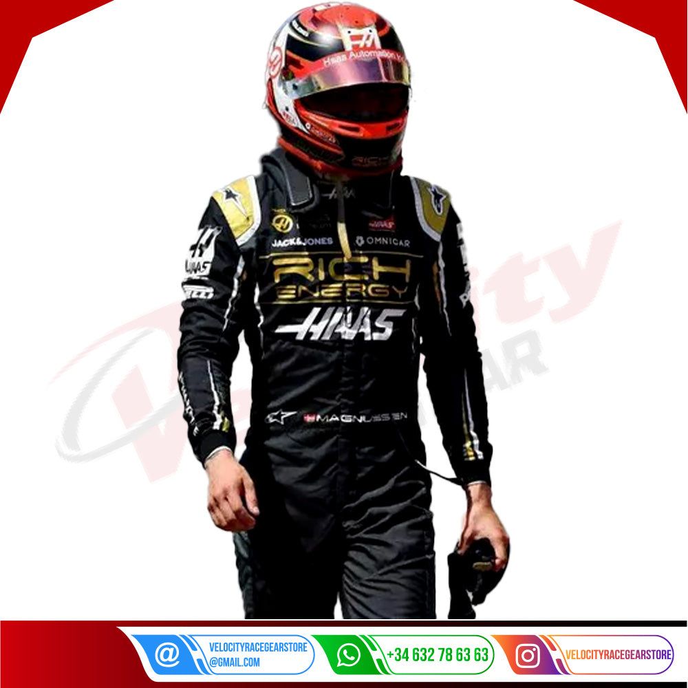 2019 Kevin Magnussen Haas F1 Race Suit - Velocity Racegear-2019 Kevin Magnussen Haas F1 Race Suit KIDS - Velocity Racegear-F1 Racing Suit