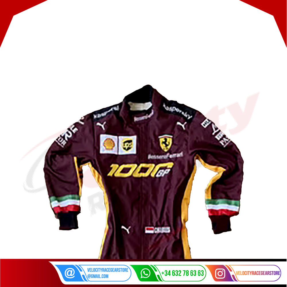 2020 Charles Leclerc Ferrari 1000 GP F1 Embroidered Racing suit - Velocity Racegear-2020 Charles Leclerc Ferrari 1000 GP F1 Embroidered Racing suit - Velocity Racegear-F1 Racing Suit