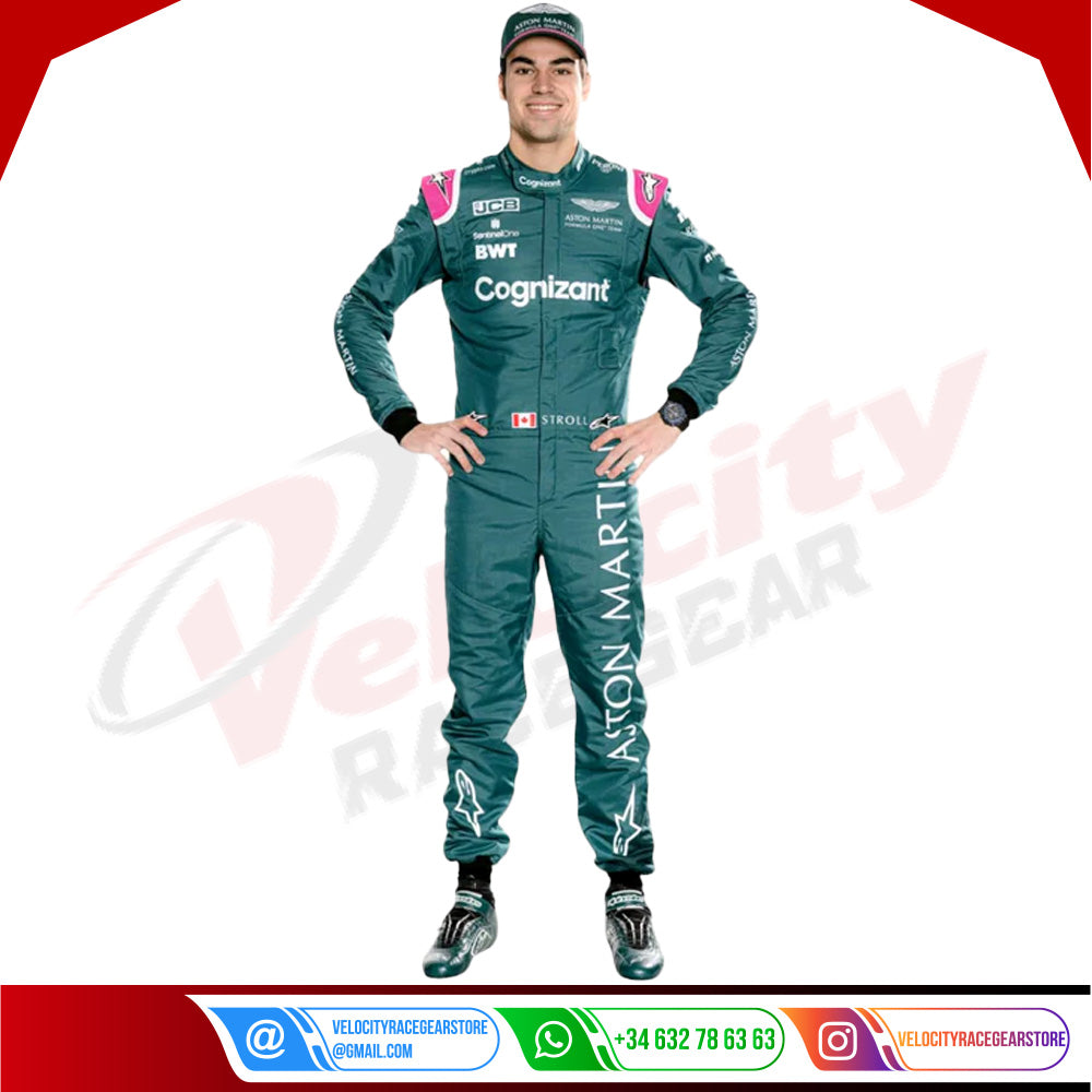 2021 Lance Stroll Aston Martin F1 Race Suit - Velocity Racegear-2021 Lance Stroll Aston Martin F1 Race Suit KIDS - Velocity Racegear-F1 Racing Suit