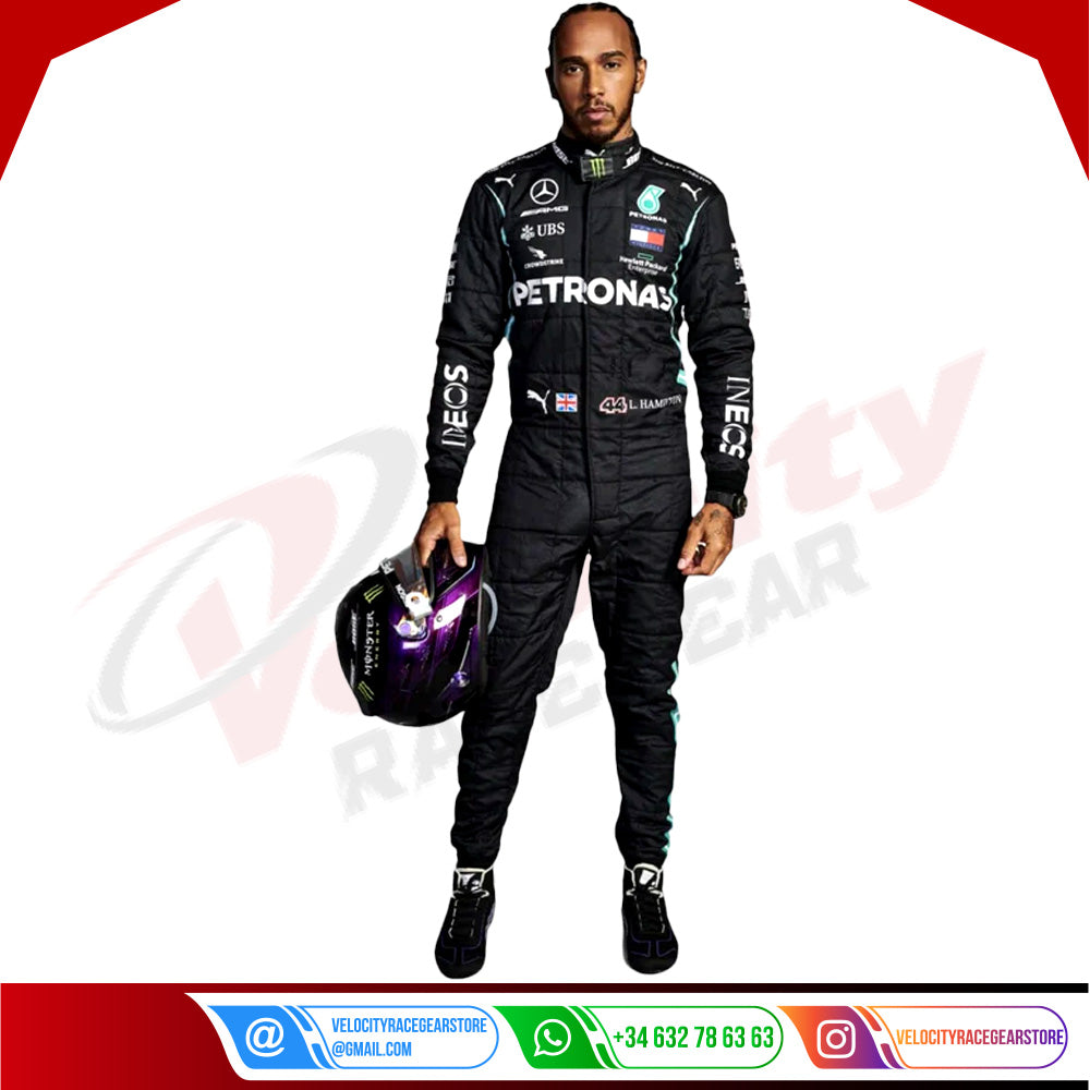 2021 Lewis Hamilton Mercedes AMG F1 Race Suit - Velocity Racegear-2021 Lewis Hamilton Mercedes AMG F1 Race Suit - Velocity Racegear-F1 Racing Suit