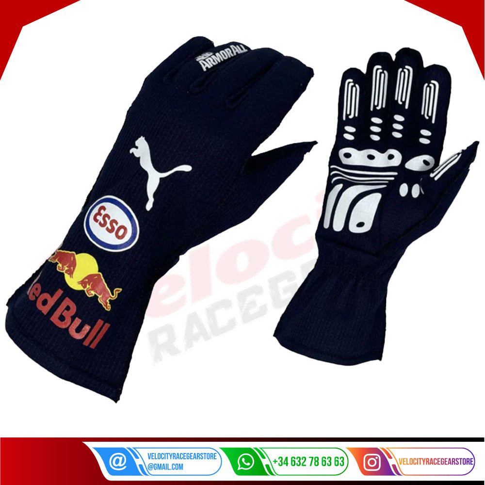 2021 Max Verstappen F1 Race Gloves - Velocity Racegear-2021 Max Verstappen F1 Race Gloves - Velocity Racegear-F1 Gloves