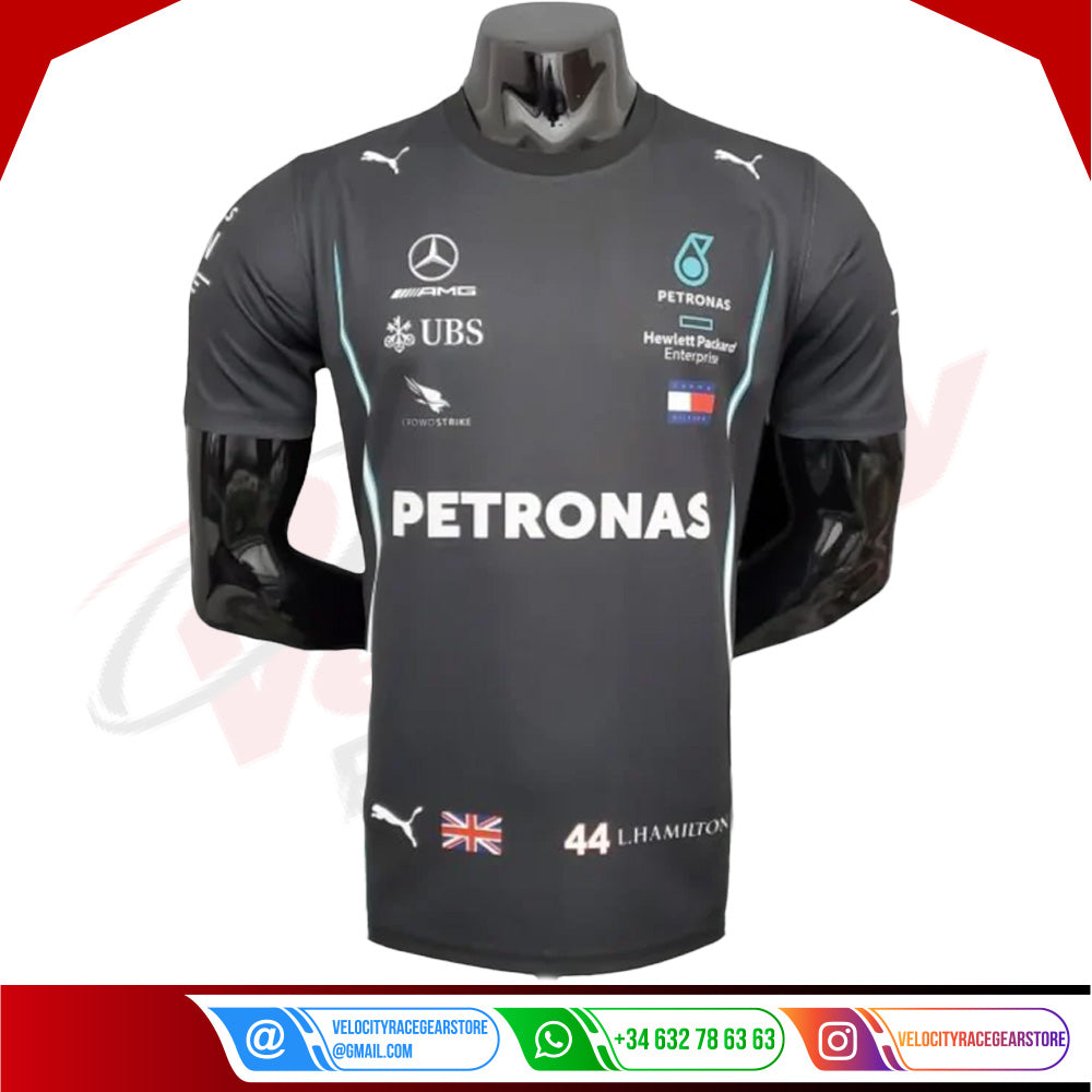 2021 Mercedes Lewis Hamilton Formula One T-Shirt - Velocity Racegear-2021 Mercedes Lewis Hamilton Formula One T-Shirt - Velocity Racegear-F1 Polo Shirts