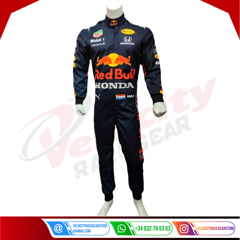 2021 New Max Verstappen F1 Red Bull Racing Suit - Velocity Racegear-2021 New Max Verstappen F1 Red Bull Racing Suit - Velocity Racegear-F1 Red Bull Racing Suit