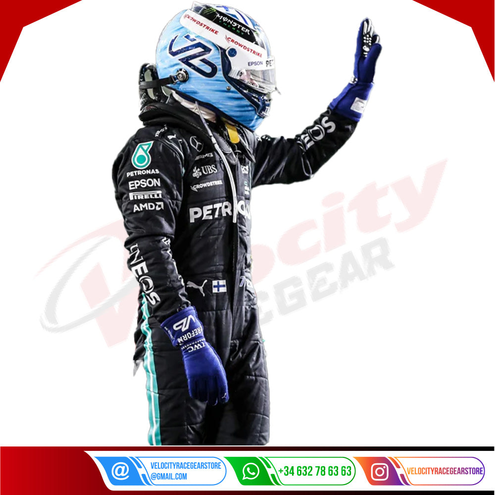 2021 Valtteri Bottas Mercedes-AMG Petronas F1 Team Replica Race Suit - Velocity Racegear-2021 Valtteri Bottas Mercedes-AMG Petronas F1 Team Replica Race Suit - Velocity Racegear-F1 Racing Suit