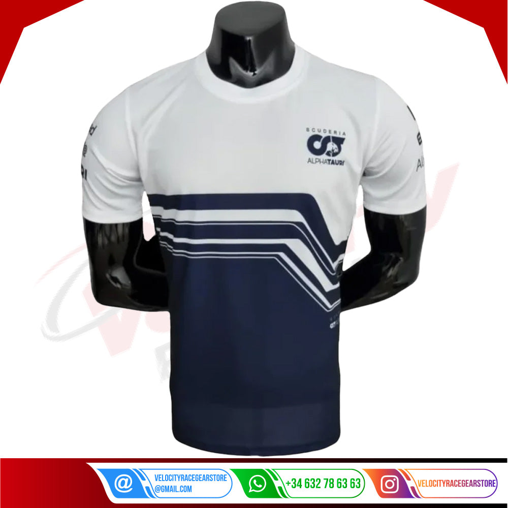 2022 ALPHATAURI F1 Crew Neck T-Shirt - Velocity Racegear-2022 ALPHATAURI F1 Crew Neck T-Shirt - Velocity Racegear-F1 Polo Shirts