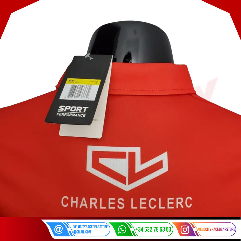 2022 Ferrari Charles Leclerc F1 Polo Shirt