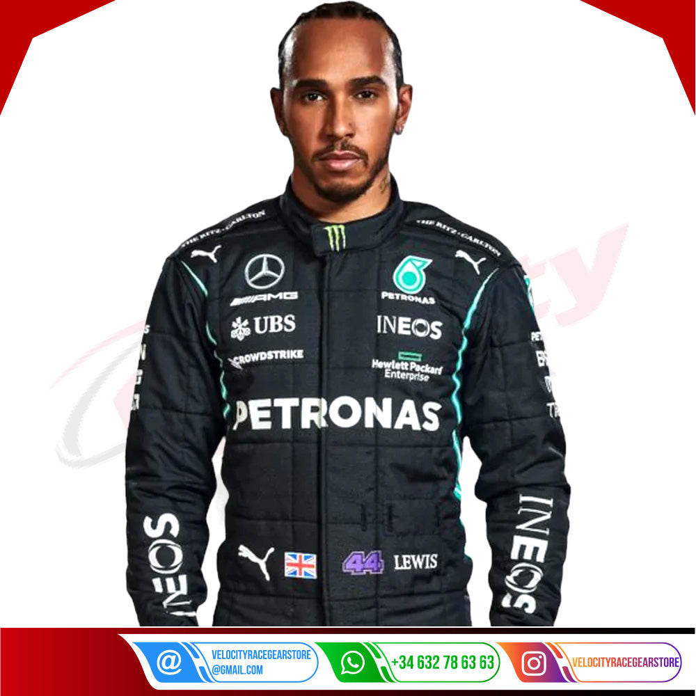2022 Lewis Hamilton Mercedes AMG F1 Race Suit KIDS - Velocity Racegear-2022 Lewis Hamilton Mercedes AMG F1 Race Suit KIDS - Velocity Racegear-F1 Racing Suit