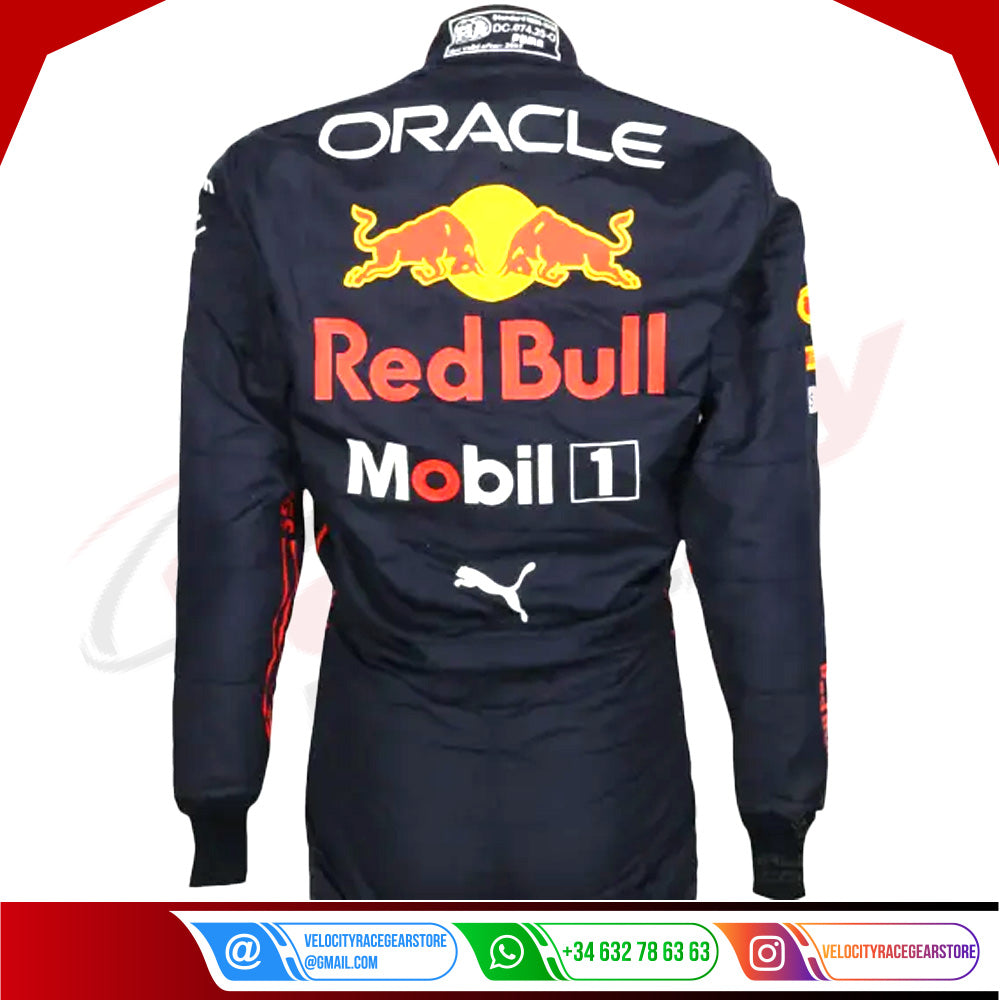 2022 Max Verstappen Red Bull F1 Race Suit - Velocity Racegear-2022 Max Verstappen Red Bull F1 Race Suit - Velocity Racegear-F1 Racing Suit