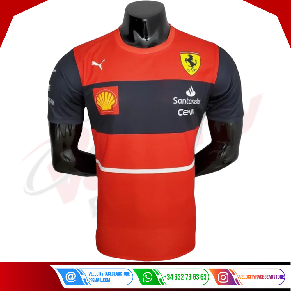 2022 New Ferrari Charles Leclecr F1 Racing T-Shirt - Velocity Racegear-2022 New Ferrari Charles Leclecr F1 Racing T-Shirt - Velocity Racegear-F1 Polo Shirts