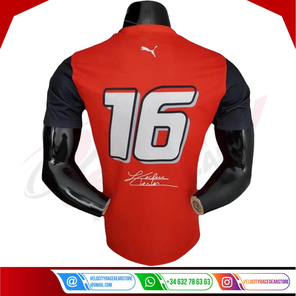 2022 New Ferrari Charles Leclecr F1 Racing T-Shirt
