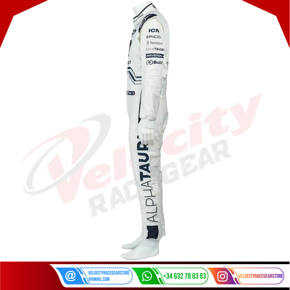 2022 Pierre Gasly Scuderia AlphaTauri F1 Race Suit - Velocity Racegear-2022 Pierre Gasly Scuderia AlphaTauri F1 Race Suit - Velocity Racegear-F1 Racing Suit