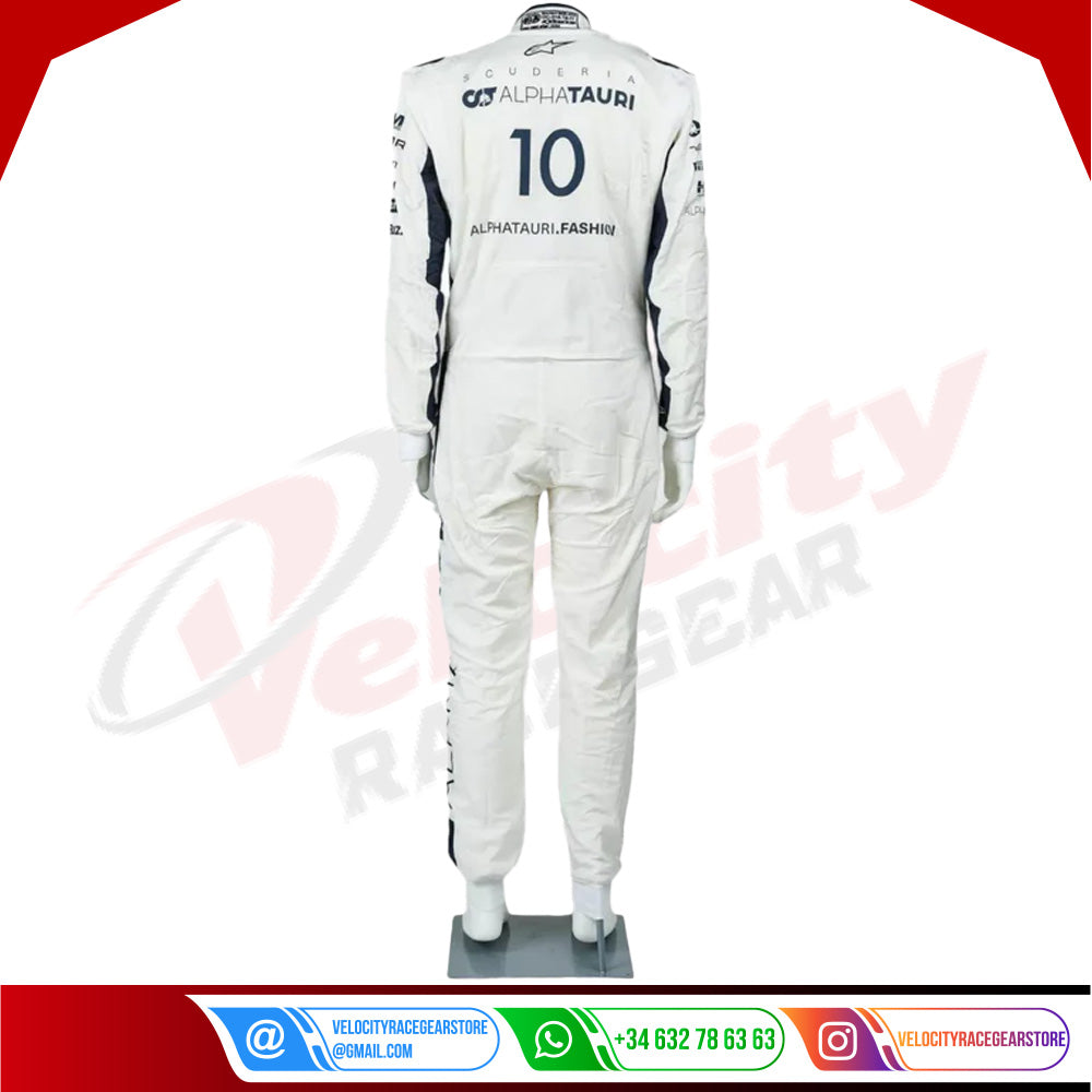 2022 Pierre Gasly Scuderia AlphaTauri F1 Race Suit - Velocity Racegear-2022 Pierre Gasly Scuderia AlphaTauri F1 Race Suit - Velocity Racegear-F1 Racing Suit