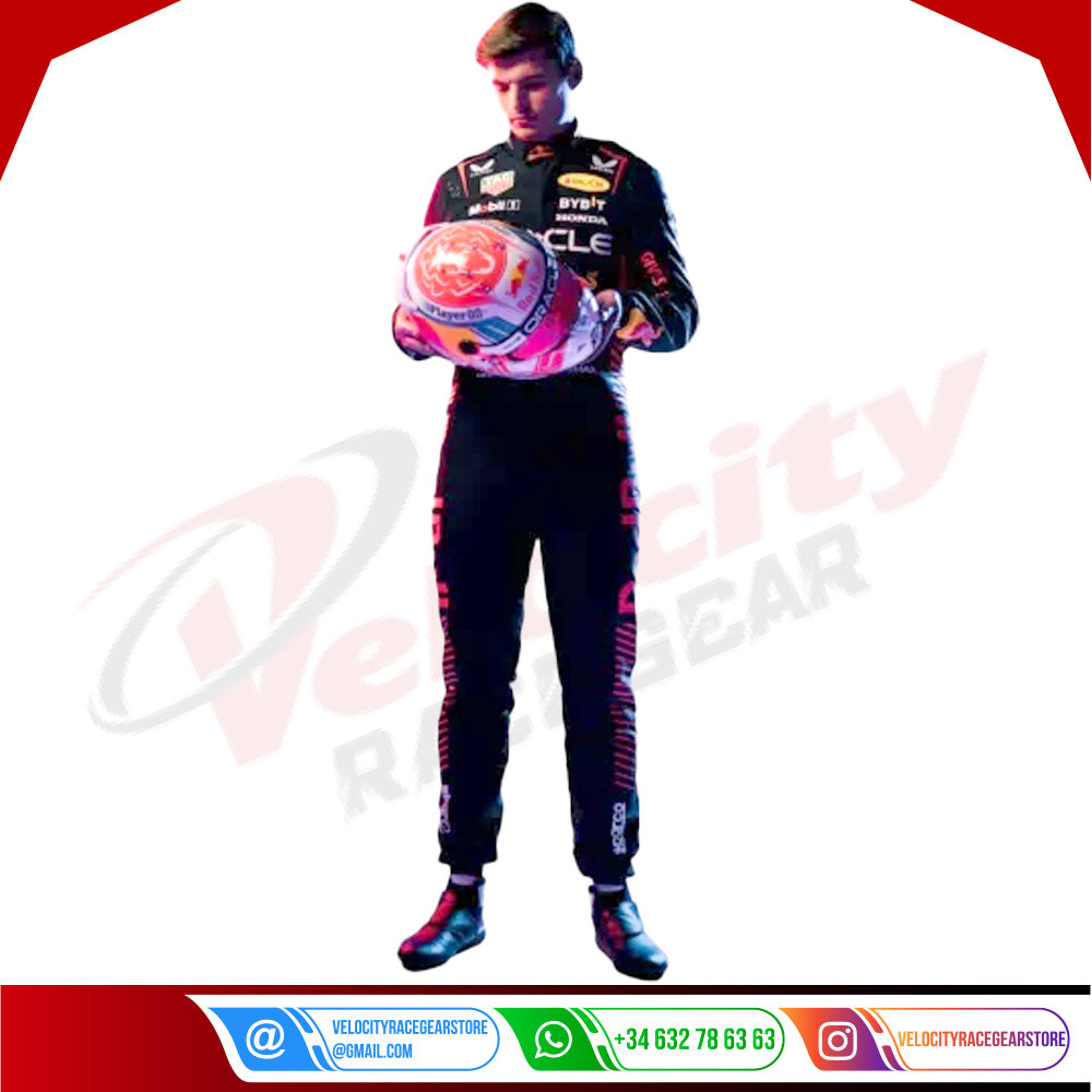 2023 Max Verstappen Red Bull Racing F1 Suit - Velocity Racegear-2023 Max Verstappen Red Bull Racing F1 Suit - Velocity Racegear-F1 Red Bull Racing Suit