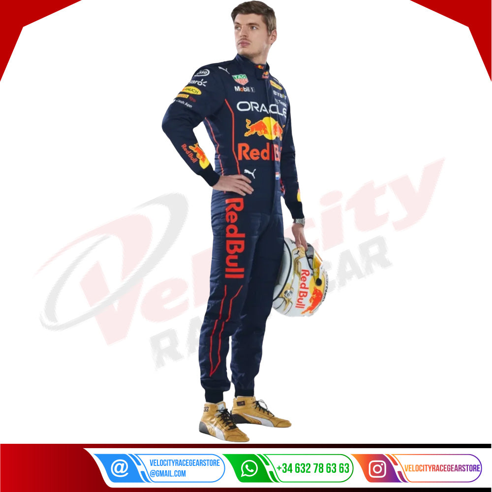 2023 Max Verstappen Red Bull Racing F1 Suit - Velocity Racegear-2023 Max Verstappen Red Bull Racing F1 Suit - Velocity Racegear-F1 Red Bull Racing Suit
