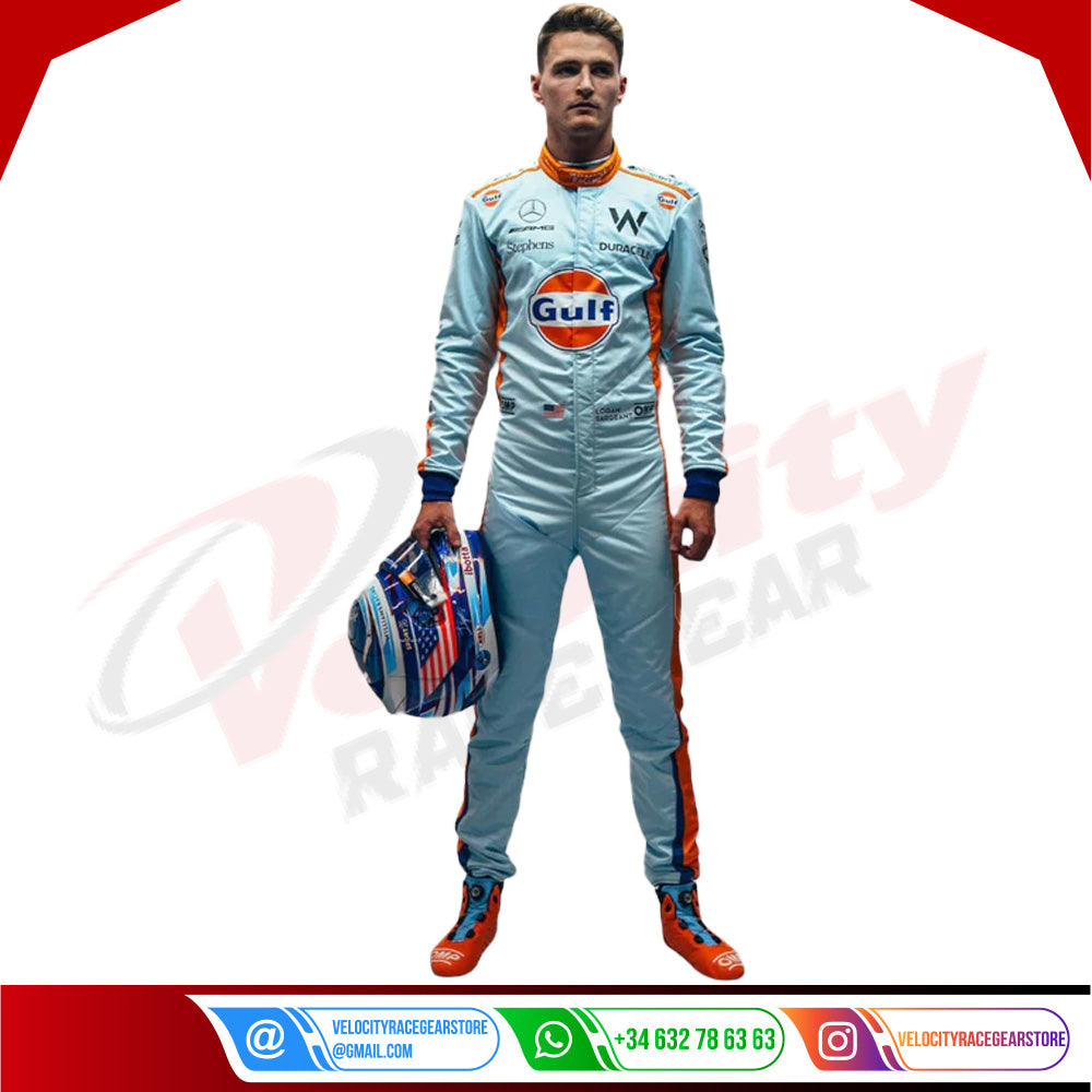 2023 New Alexander Albon Gulf F1 Race Suit - Singapore GP - Velocity Racegear-2023 New Alexander Albon Gulf F1 Race Suit KIDS - Singapore GP - Velocity Racegear-F1 Racing Suit