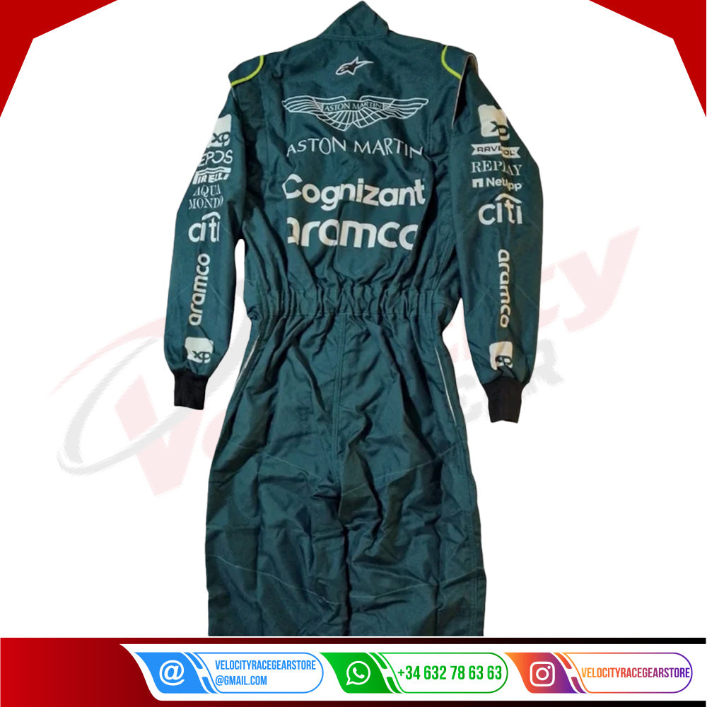 2023 Official Fernando Alonso Aston Martin F1 Race Suit - Velocity Racegear-2023 Official Fernando Alonso Aston Martin F1 Race Suit - Velocity Racegear-F1 Racing Suit