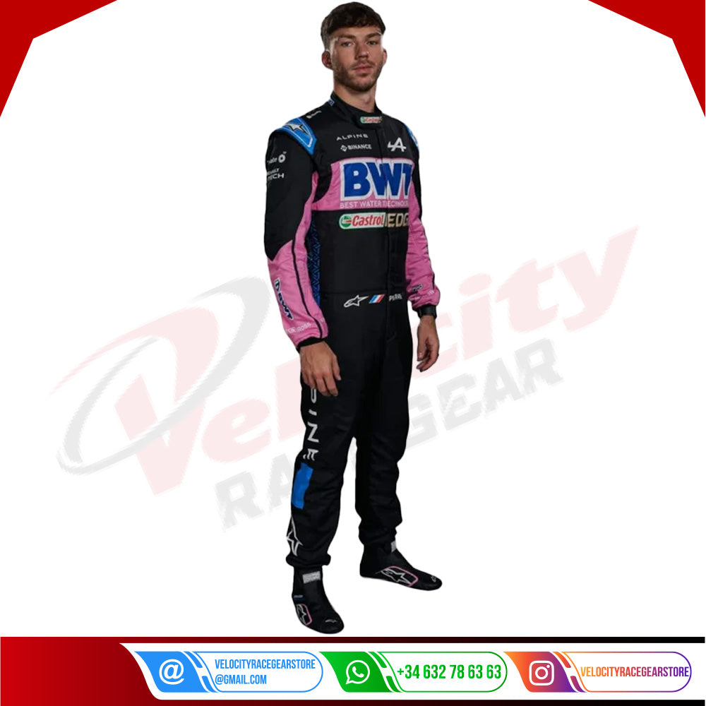 2023 Pierre Gasly BWT Alpine F1 Team Race Suit - Mexico GP - Velocity Racegear-2023 Pierre Gasly BWT Alpine F1 Team Race Suit - Mexico GP - Velocity Racegear-F1 Racing Suit