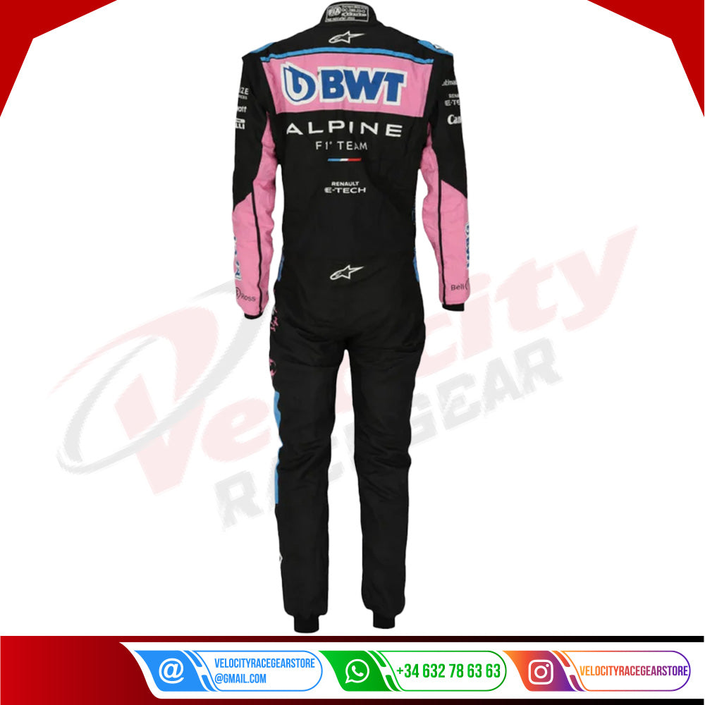 2023 Pierre Gasly BWT Alpine F1 Team Race Suit - Mexico GP - Velocity Racegear-2023 Pierre Gasly BWT Alpine F1 Team Race Suit - Mexico GP - Velocity Racegear-F1 Racing Suit