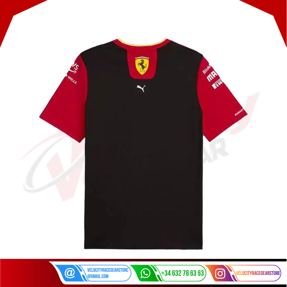 2023 Scuderia Ferrari F1 Team T-shirt Monza Special Edition - Velocity Racegear-2023 Scuderia Ferrari F1 Team T-shirt Monza Special Edition - Velocity Racegear-F1 Polo Shirts