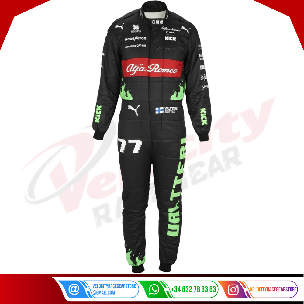 2023 Valtteri Bottas Alfa Romeo F1 Team Stake Race Suit | Belgian GP