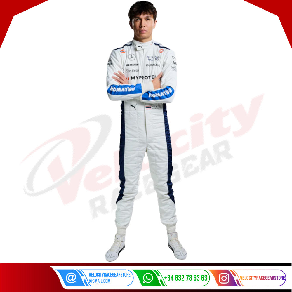 2024 Alex Albon Williams F1 Team Race Suit - Velocity Racegear-2024 Alex Albon Williams F1 Team Race Suit KIDS - Velocity Racegear-F1 Racing Suit