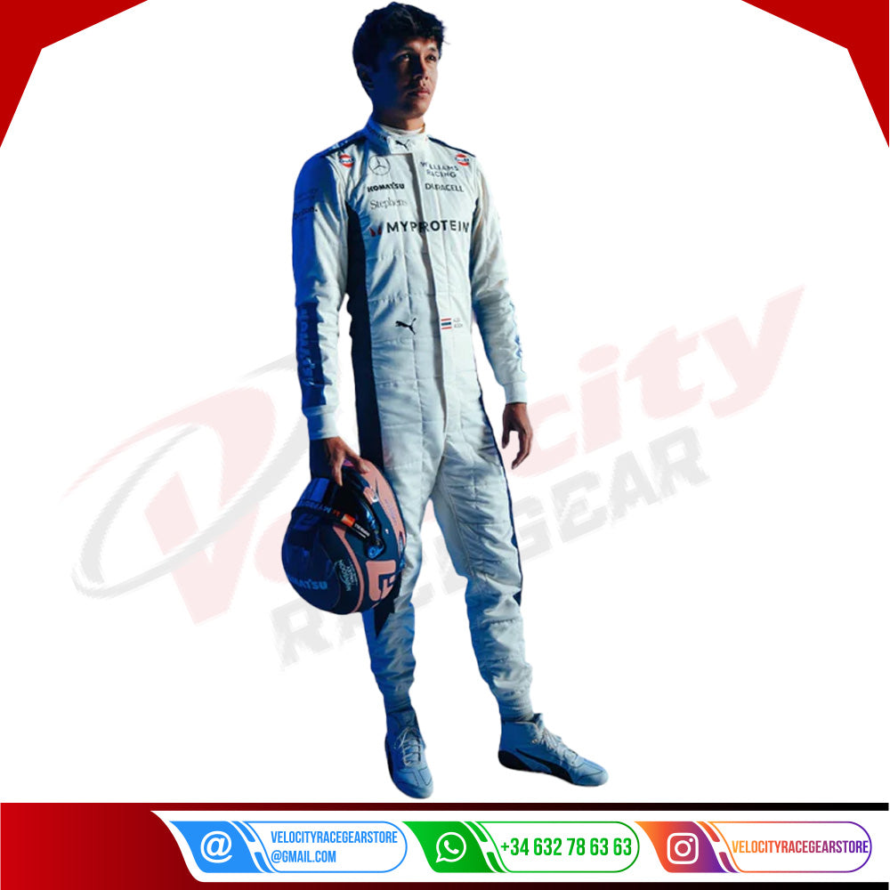 2024 Alex Albon Williams F1 Team Race Suit - Velocity Racegear-2024 Alex Albon Williams F1 Team Race Suit KIDS - Velocity Racegear-F1 Racing Suit