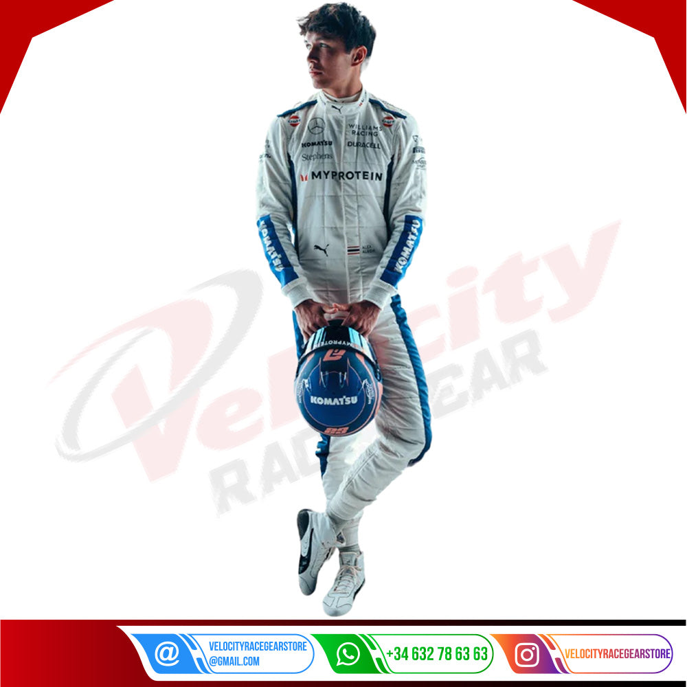 2024 Alex Albon Williams F1 Team Race Suit - Velocity Racegear-2024 Alex Albon Williams F1 Team Race Suit KIDS - Velocity Racegear-F1 Racing Suit