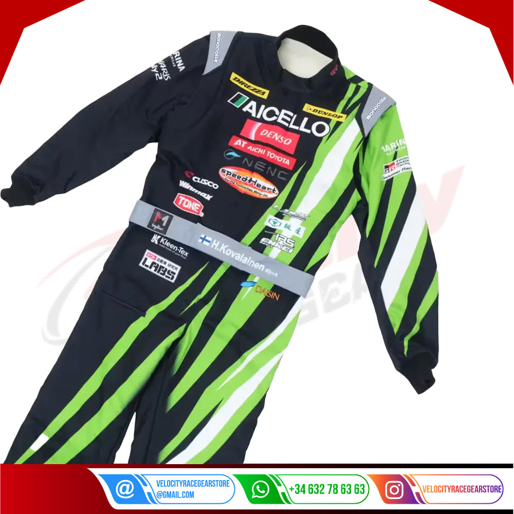 2024 Heikki Kovalainen Monocolle Marina Racing Suit - Velocity Racegear-2024 Heikki Kovalainen Monocolle Marina Racing Suit - Velocity Racegear-Kart Racing Suit
