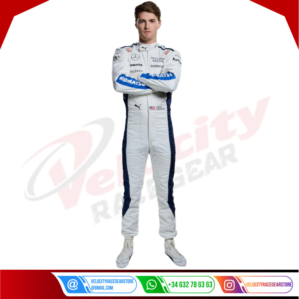 2024 Logan Sargeant Williams F1 Team Race Suit - Velocity Racegear-2024 Logan Sargeant Williams F1 Team Race Suit KIDS - Velocity Racegear-F1 Racing Suits