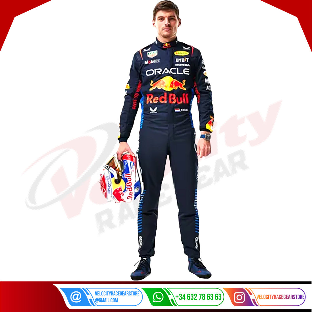 2024 Max Verstappen Red Bull Racing F1 Suit - Velocity Racegear-2024 Max Verstappen Red Bull Racing F1 Suit - Velocity Racegear-F1 Red Bull Racing Suit