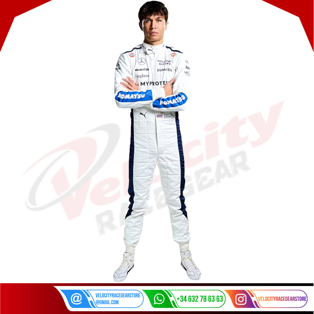 2024 New Alexander Albon Williams F1 Race Suit - Velocity Racegear-2024 New Alexander Albon Williams F1 Race Suit - Velocity Racegear-F1 Racing Suit