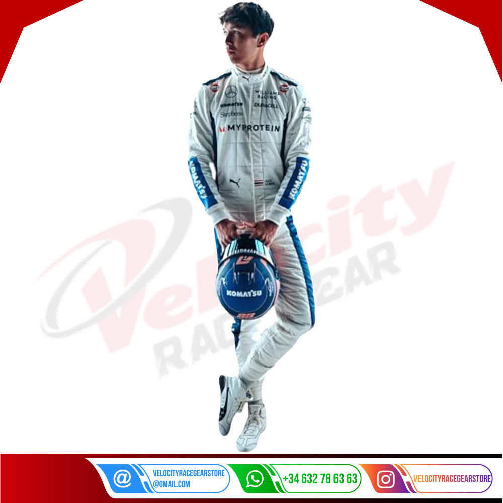 2024 New Alexander Albon Williams F1 Race Suit - Velocity Racegear-2024 New Alexander Albon Williams F1 Race Suit - Velocity Racegear-F1 Racing Suit