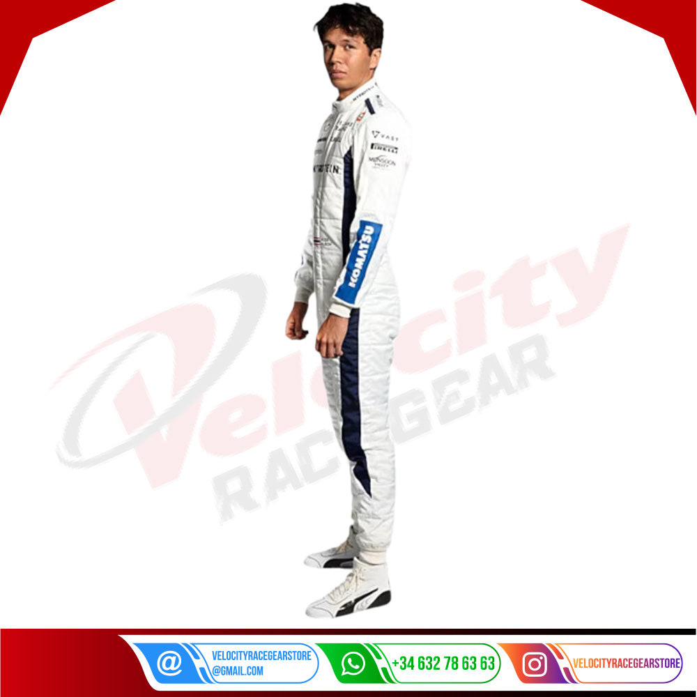 2024 New Alexander Albon Williams F1 Race Suit - Velocity Racegear-2024 New Alexander Albon Williams F1 Race Suit - Velocity Racegear-F1 Racing Suit