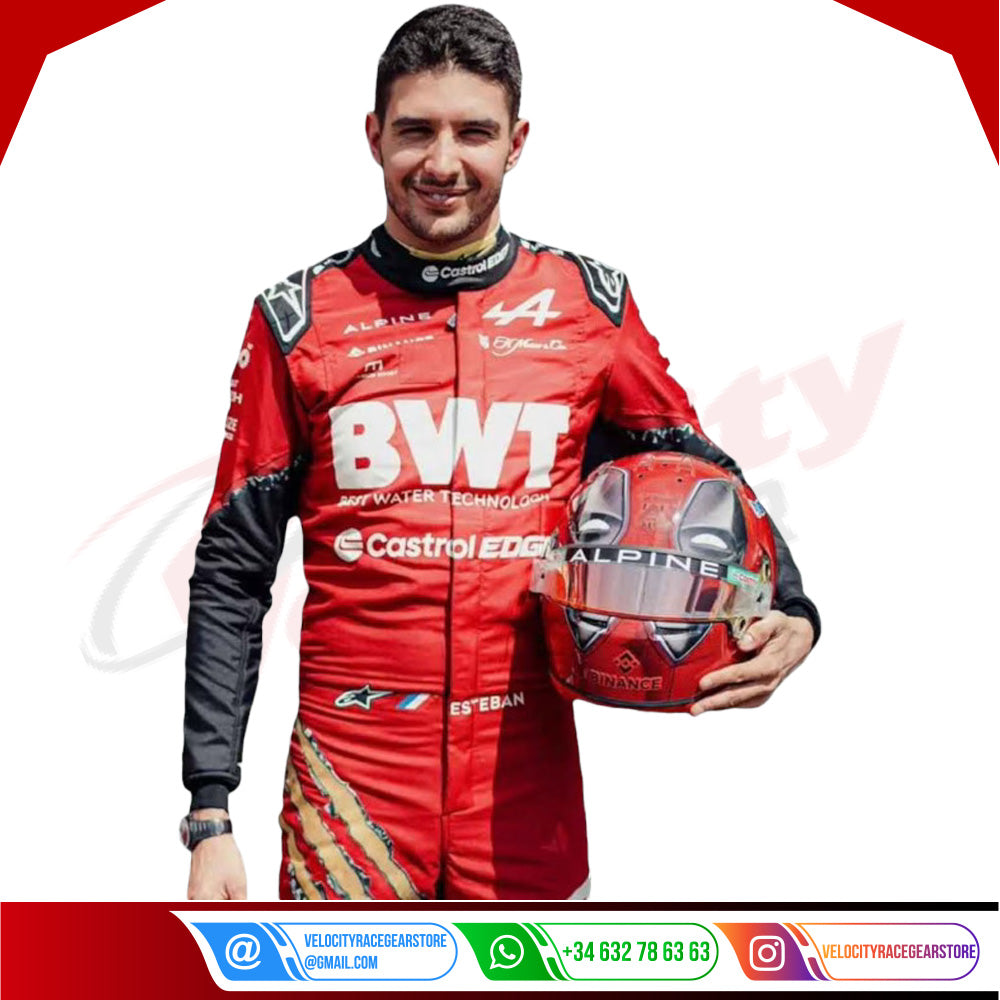 2024 New Esteban Ocon bwt Race Suit - Velocity Racegear-2024 New Esteban Ocon bwt Race Suit - Velocity Racegear-F1 Racing Suit