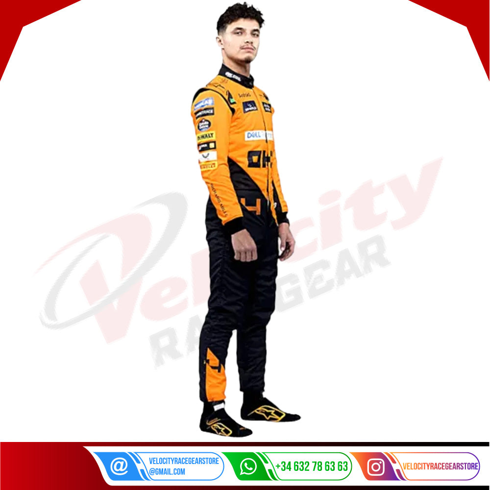 2024 New McLaren Lando Norris F1 Team Race Suit - Velocity Racegear-2024 New McLaren Lando Norris F1 Team Race Suit - Velocity Racegear-F1 Racing Suit