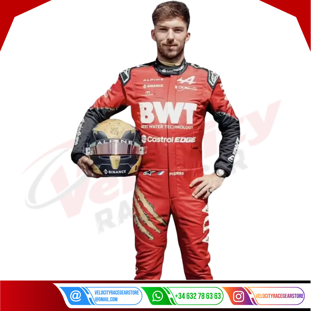 2024 New Pierre Gasly bwt Race Suit KIDS - Velocity Racegear-2024 New Pierre Gasly bwt Race Suit KIDS - Velocity Racegear-F1 Racing Suits