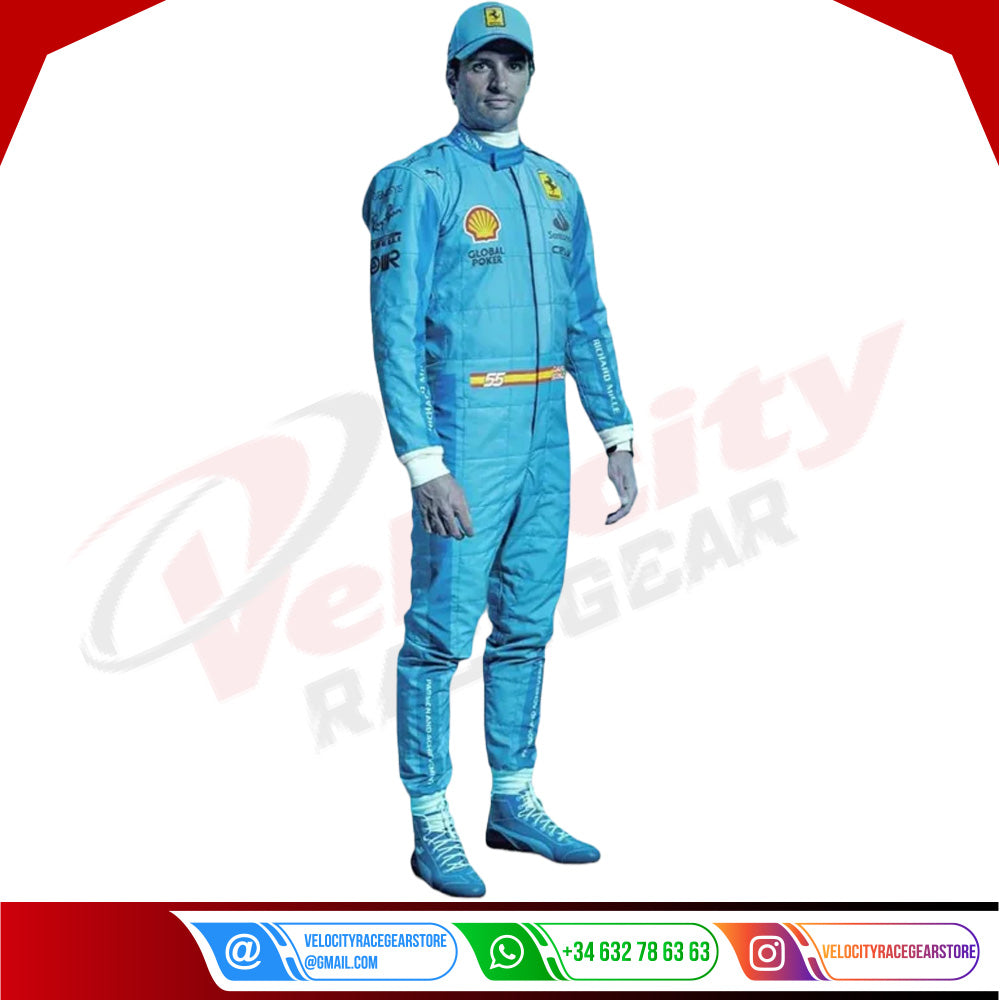 2024 Scuderia Ferrari F1 Miami Grand Prix Race Suit KIDS - Velocity Racegear-2024 Scuderia Ferrari F1 Miami Grand Prix Race Suit KIDS - Velocity Racegear-F1 Racing Suits
